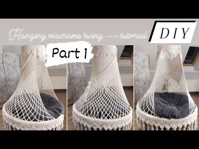 Huśtawka z makramy DIY: Stwórz swój raj poradnik krok po kroku