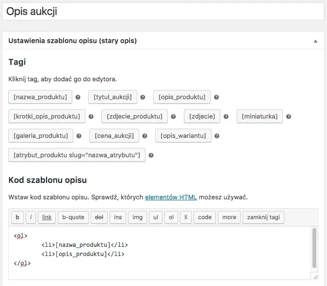 Jak zrobić aukcję na Allegro w HTML i uniknąć błędów formatowania opisu