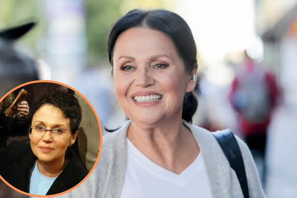 Małgorzata Pieńkowska, aktorka, w dwóch odsłonach. Wiek aktorki to tajemnica, ale jej uśmiech mówi wszystko.