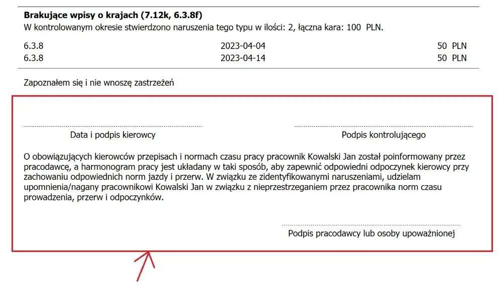 Jaki mandat za przekroczenie czasu jazdy? Sprawdź kary i stawki
