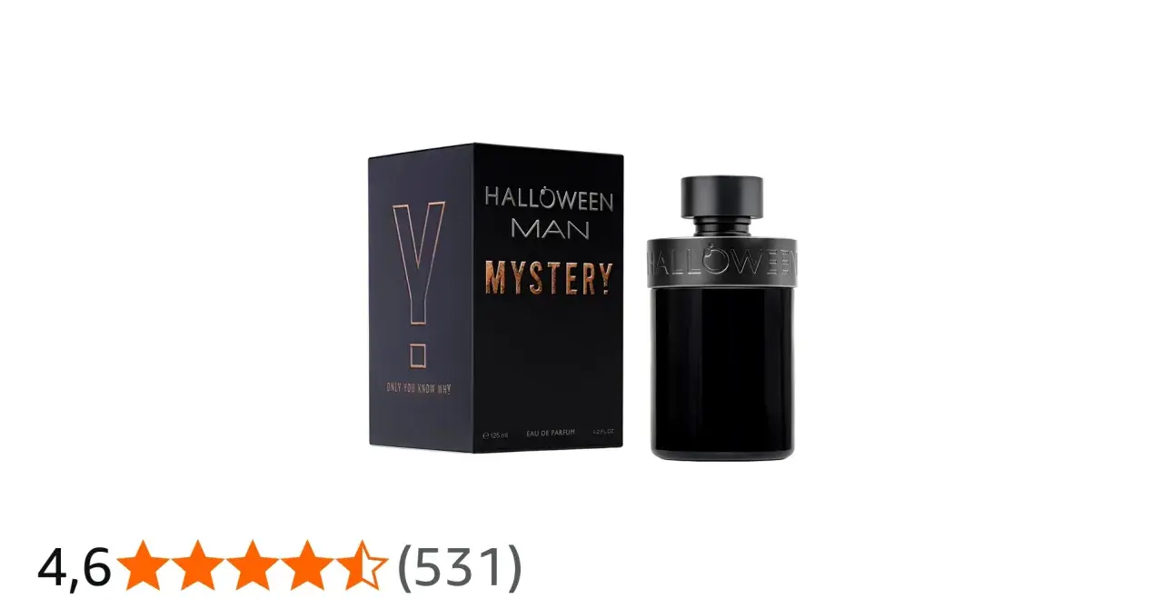 Perfumy Halloween Man Mystery od Jesus del Pozo. Czarny flakon i pudełko z miedzianymi detalami.