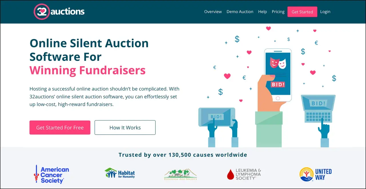 Learn how to do a silent auction online with 32auctions' easy-to-use software. Get started for free!