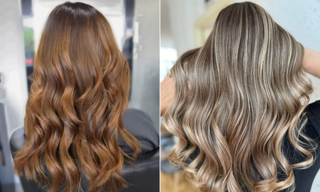 Cabello castaño con mechas rubias. La pregunta de cuanto duran las mechas es clave para mantener este look radiante.