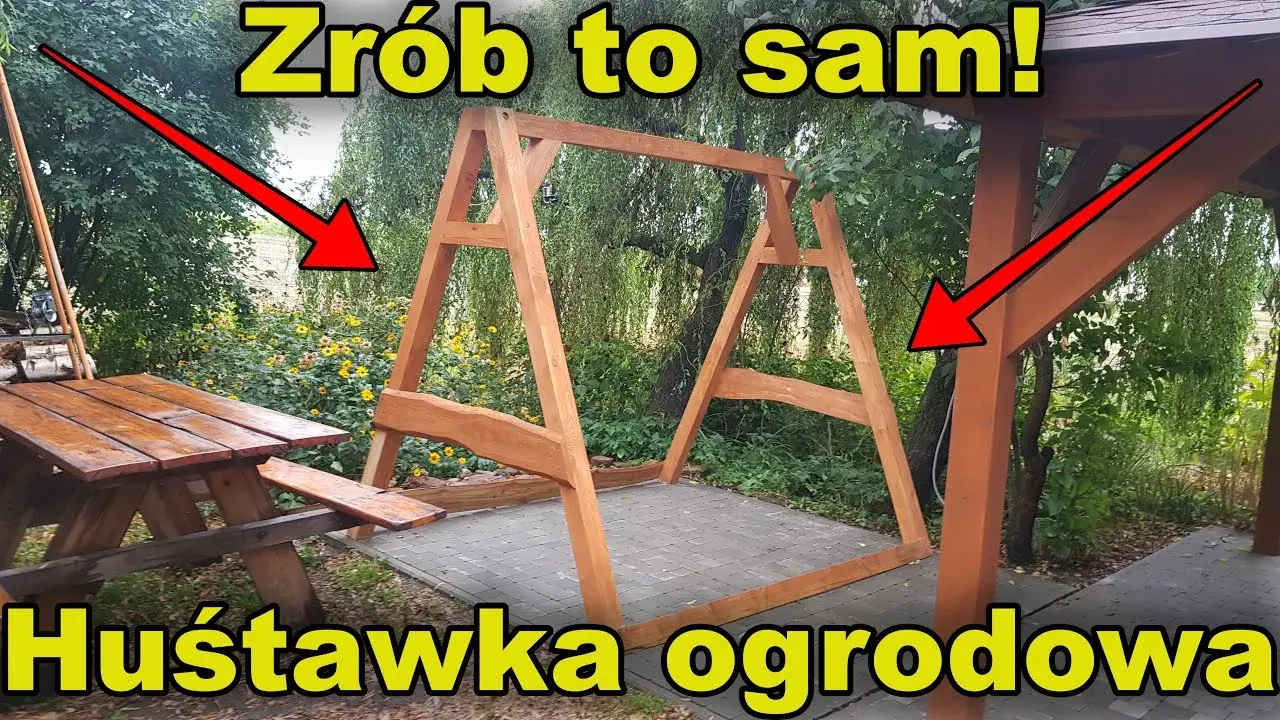 Jak zrobić drewnianą huśtawkę ogrodową - wymiary i praktyczne porady