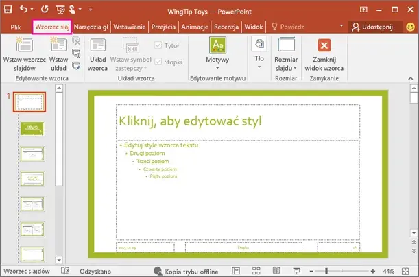 Jak zmienić wzorzec slajdu w PowerPoint i poprawić estetykę prezentacji