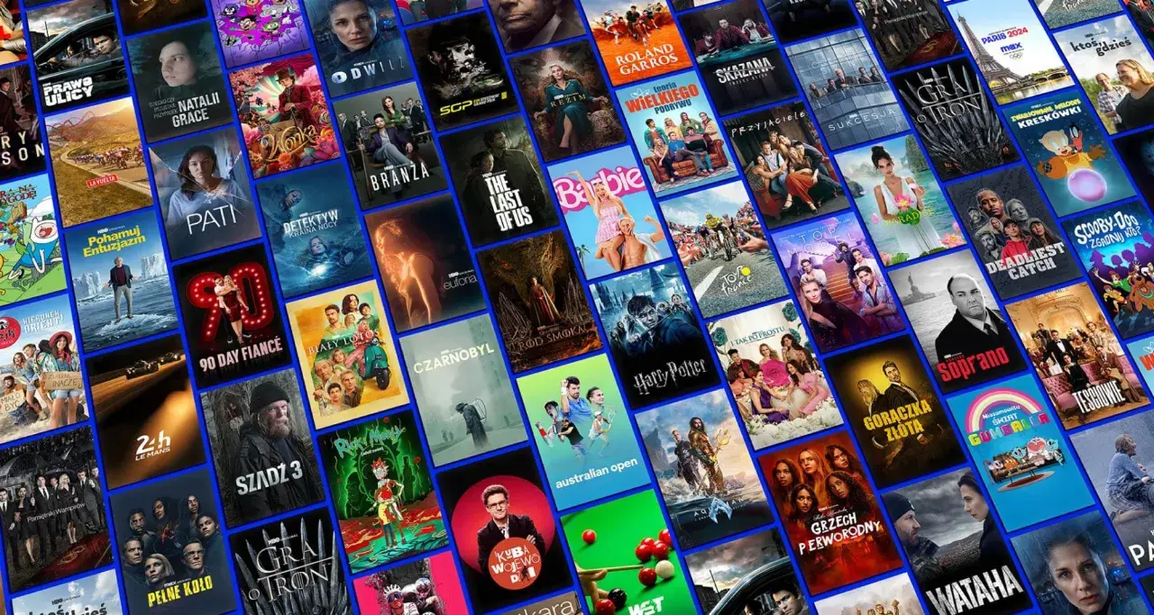 Wiele popularnych filmów i seriali na jednym ekranie: od "Gry o Tron" po "Barbie" i "Harry'ego Pottera".