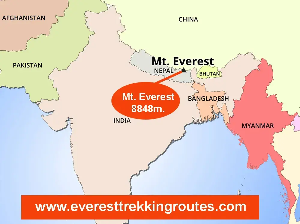 Gdzie leży Mount Everest? Nepal i Chiny dokładna lokalizacja