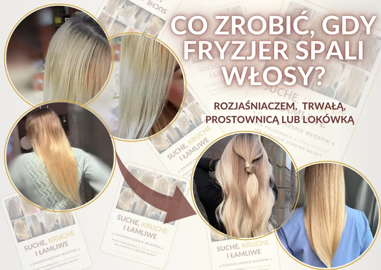 Co zrobić, gdy fryzjer źle zetnie włosy? Poradnik ratunkowy dla zniszczonych rozjaśnianiem, trwałą lub prostownicą włosów.