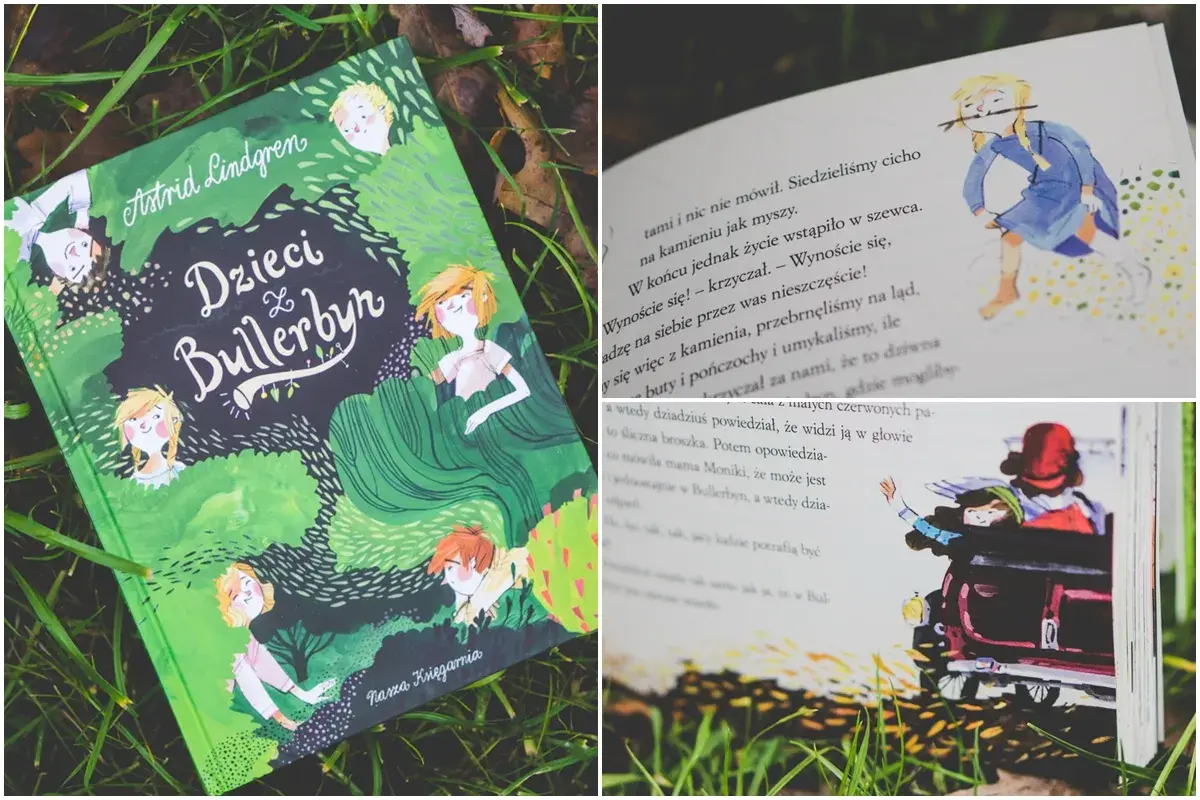 Książki dla 6 latka: "Dzieci z Bullerbyn" Astrid Lindgren z ilustracjami. Wesołe przygody dzieci na wsi.