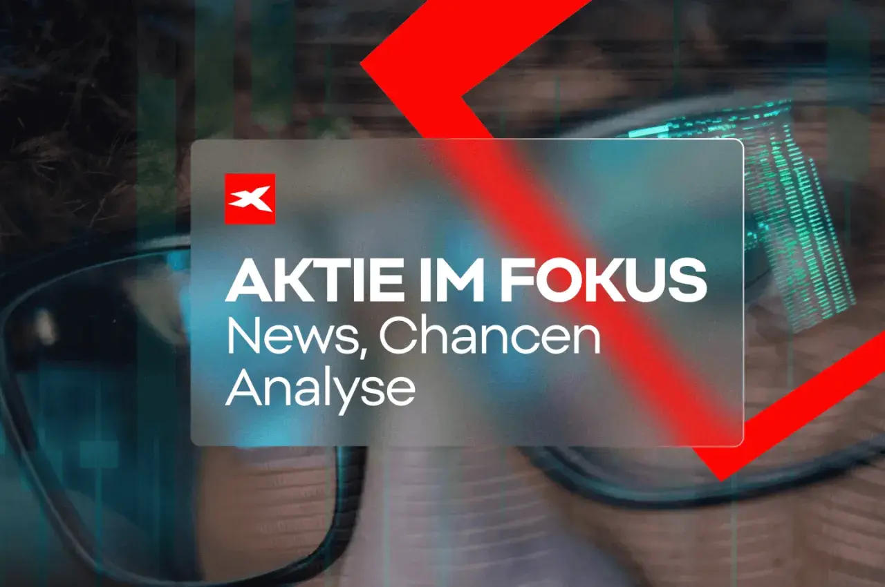 Aktie im Fokus: News, Chancen, Analyse. Ein roter Pfeil deutet auf die rtx aktie.