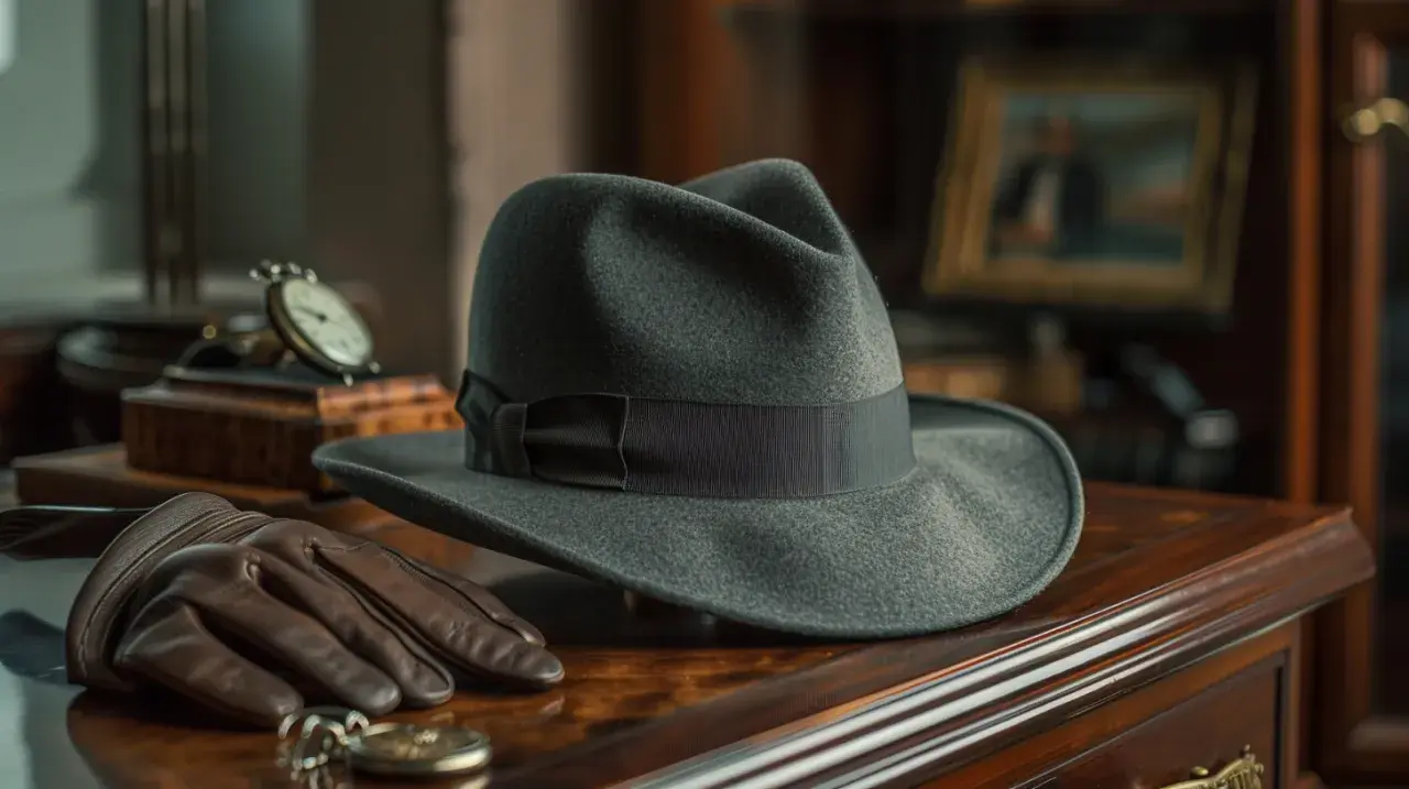 Homburg kapelusz - Elegancki dodatek do męskiej garderoby na każdą okazję