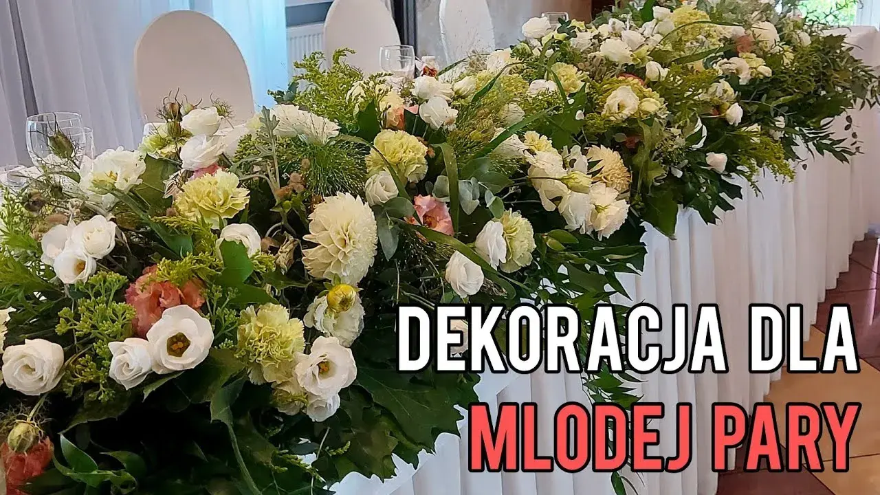 Kwiaty na stół pary młodej jak zrobić: piękne dekoracje krok po kroku