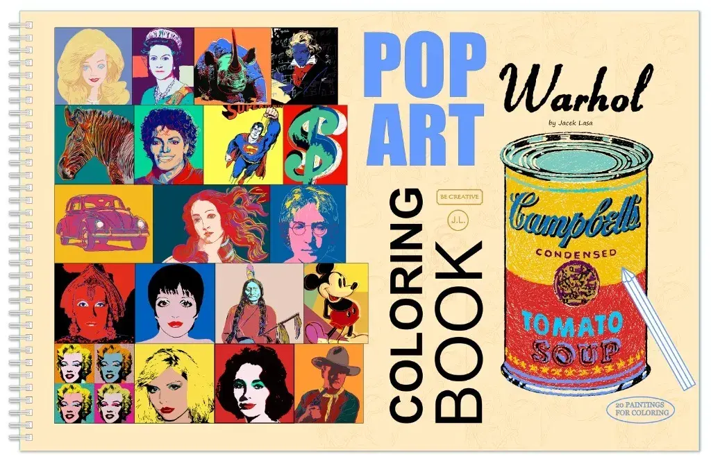 Kolorowanka pop art – kreatywna zabawa z dziełami sztuki