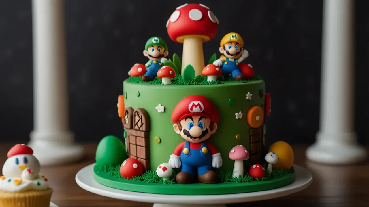 Przepyszne i efektowne torty Super Mario na urodziny i imprezy