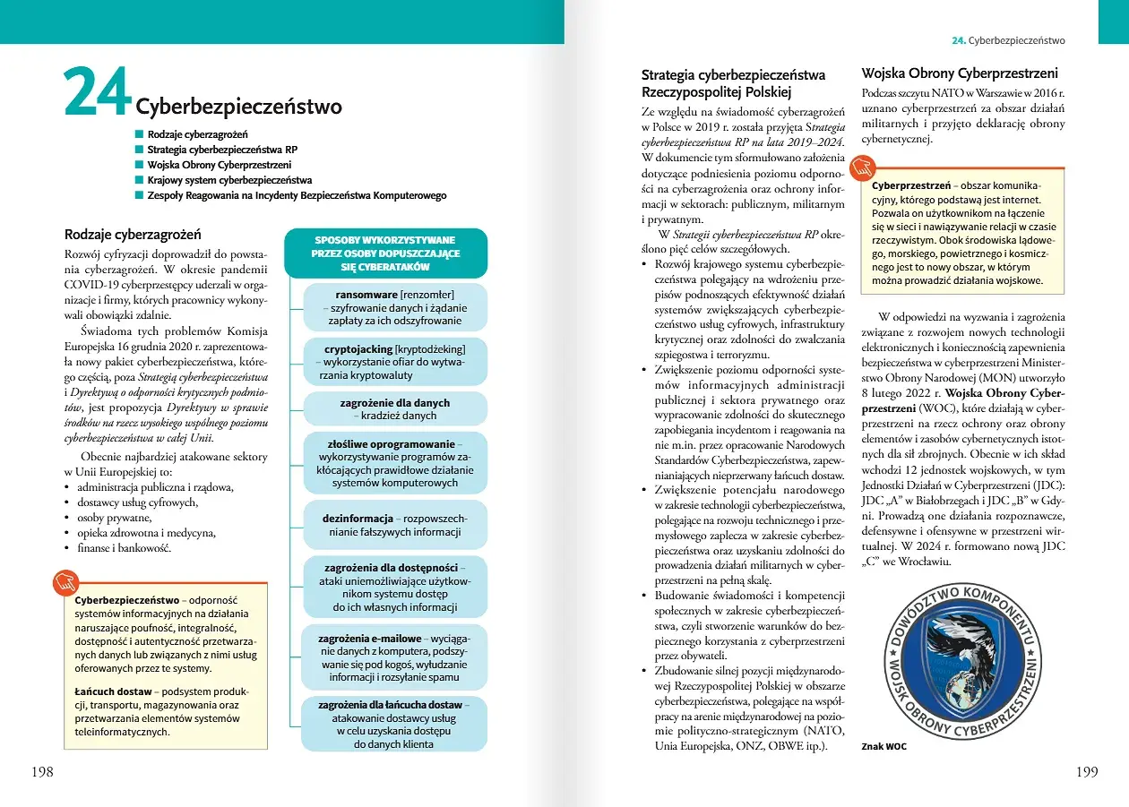 Strategia cyberbezpieczeństwa RP, Wojska Obrony Cyberprzestrzeni i krajowy system cyberbezpieczeństwa to kluczowe elementy ochrony przed zagrożeniami w sieci.