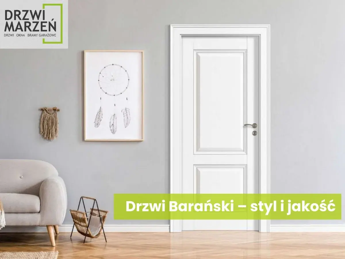 Nowoczesne wnętrze z drzwiami Barański. Styl i jakość, które docenisz.