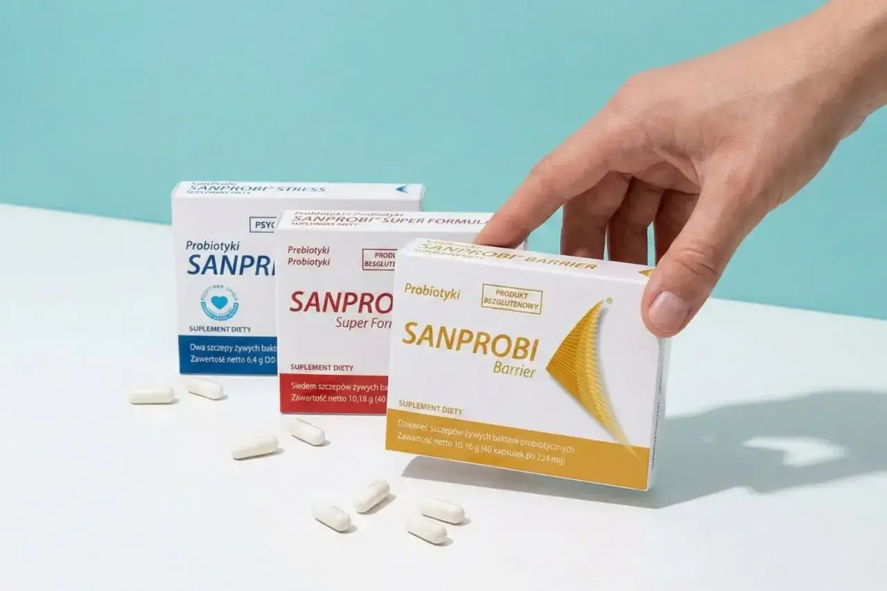 Wybierasz Sanprobi? Zobacz różnice między Sanprobi Stress, Super Formula i Barrier. Który Sanprobi wybrać dla siebie?