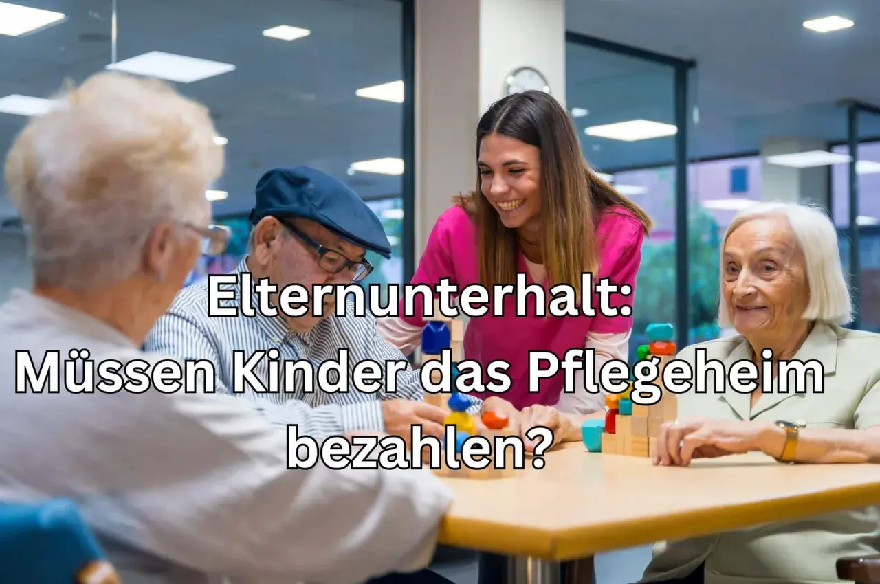 Senioren spielen mit einer Betreuerin. Die Frage nach den Pflegekosten für Kinder und ob sie für das Pflegeheim aufkommen müssen, beschäftigt viele Familien.