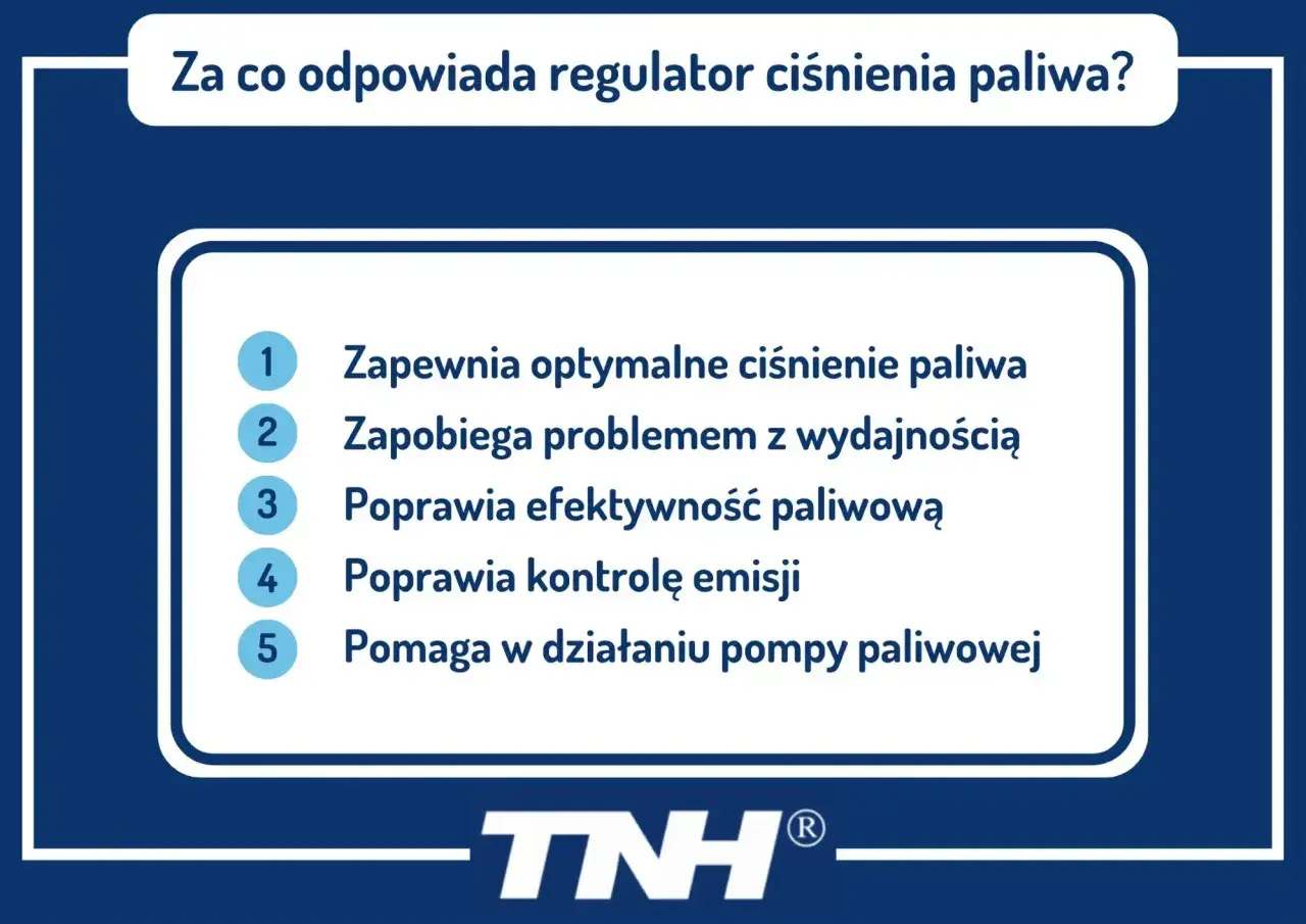 Uszkodzony regulator ciśnienia paliwa objawy: zapewnia optymalne ciśnienie, zapobiega problemom z wydajnością, poprawia efektywność paliwową i kontrolę emisji.