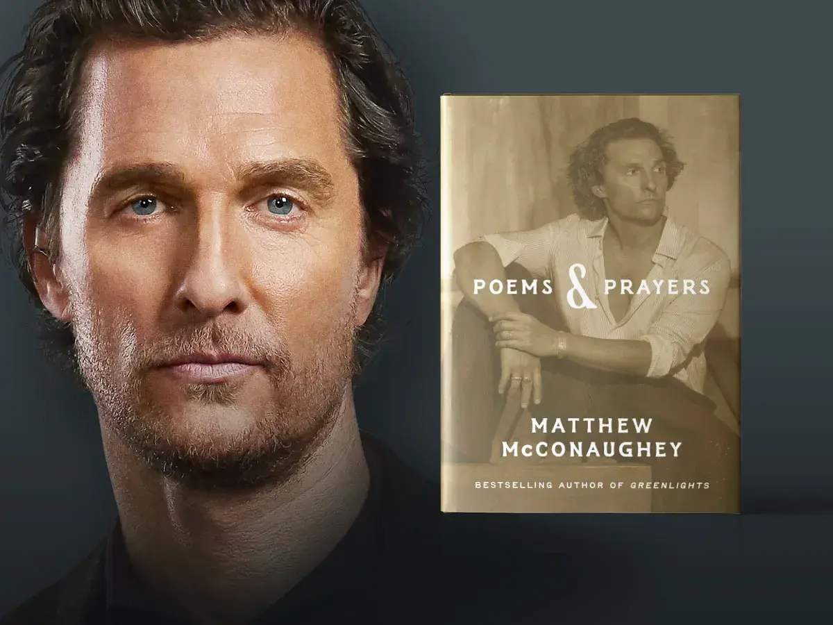 Matthew McConaughey prezentuje swoją nową książkę "Poems & Prayers".
