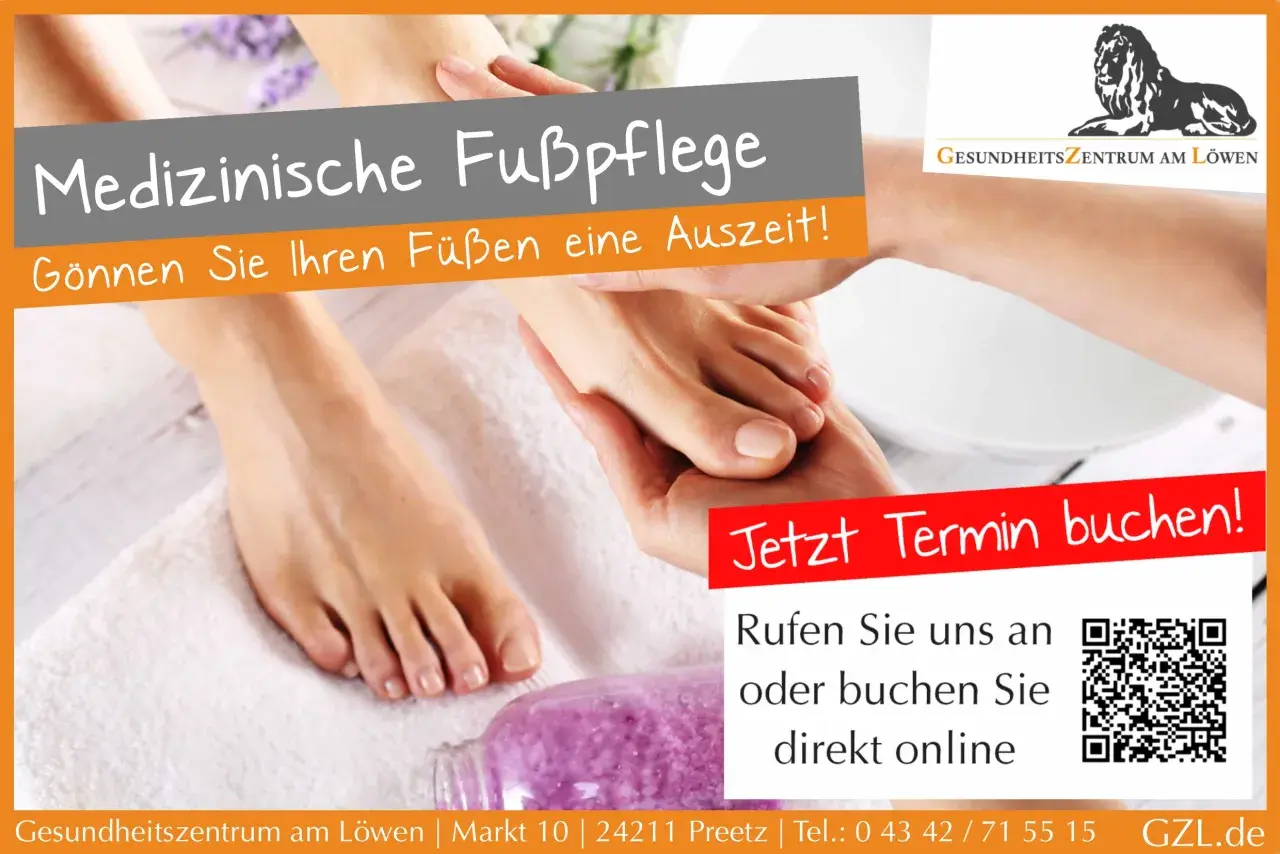 Medizinische Fußpflege für Ihre Füße. Gönnen Sie sich eine Auszeit mit allpresan Fußpflege. Jetzt Termin buchen!
