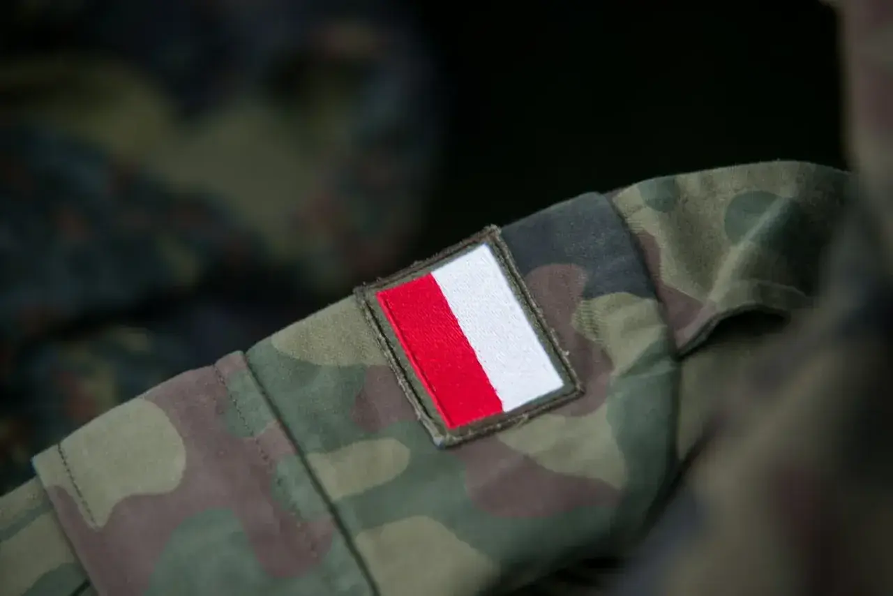 Fragment munduru wojskowego w kamuflażu z naszywką z polską flagą. Różne rodzaje mundurów wojskowych mają swoje unikalne oznaczenia.