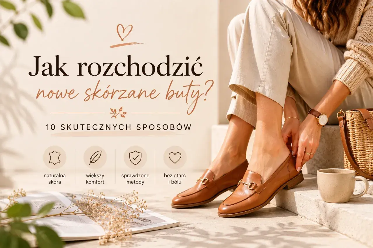 Jak rozchodzić nowe skórzane buty? Poradnik z 10 skutecznymi sposobami na większy komfort i brak otarć.