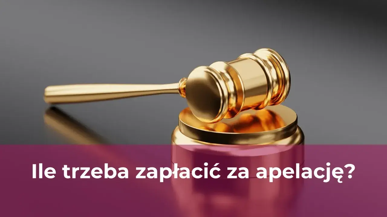 Ile kosztuje apelacja od wyroku? Sprawdź, co musisz wiedzieć o opłatach