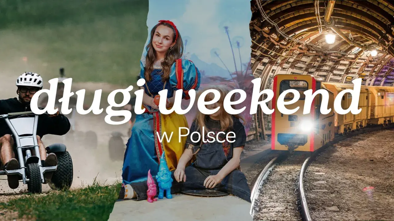 Długi weekend w Polsce: jazda na rowerze, zabawa w bajkowym klimacie i podróż pod ziemią.