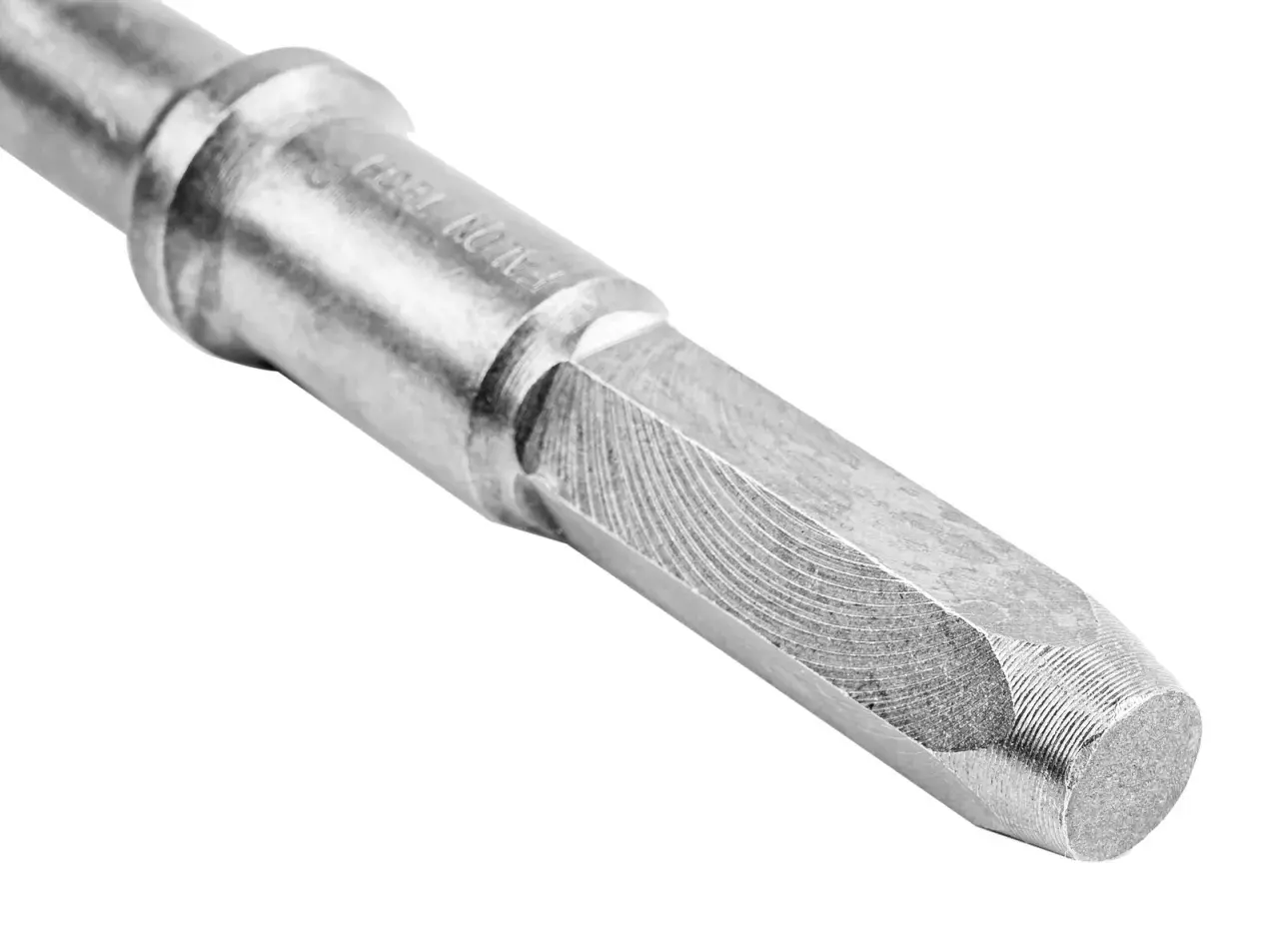 Metalowy uchwyt wiertarski hex z widocznym logo producenta.