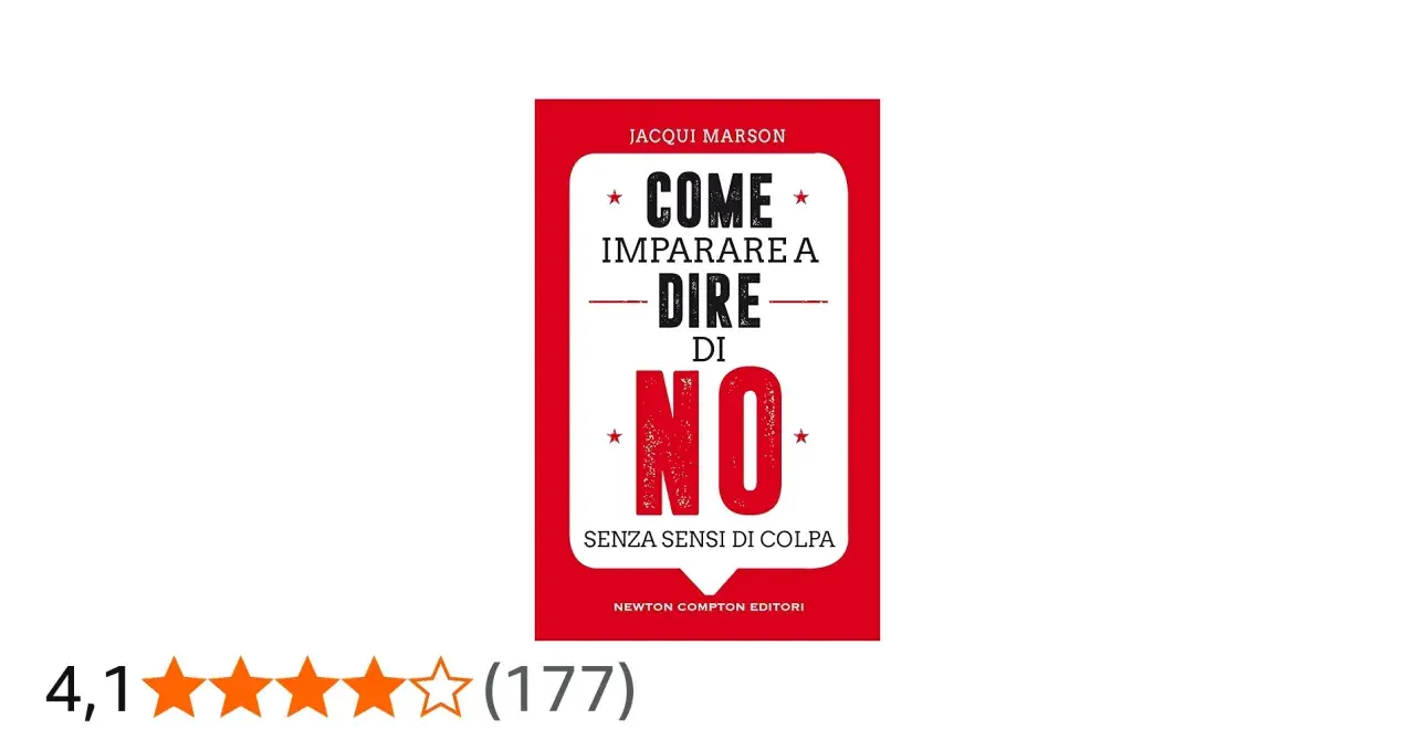 Copertina del libro "Come imparare a dire di no senza sentirsi in colpa". Un invito a stabilire confini sani.