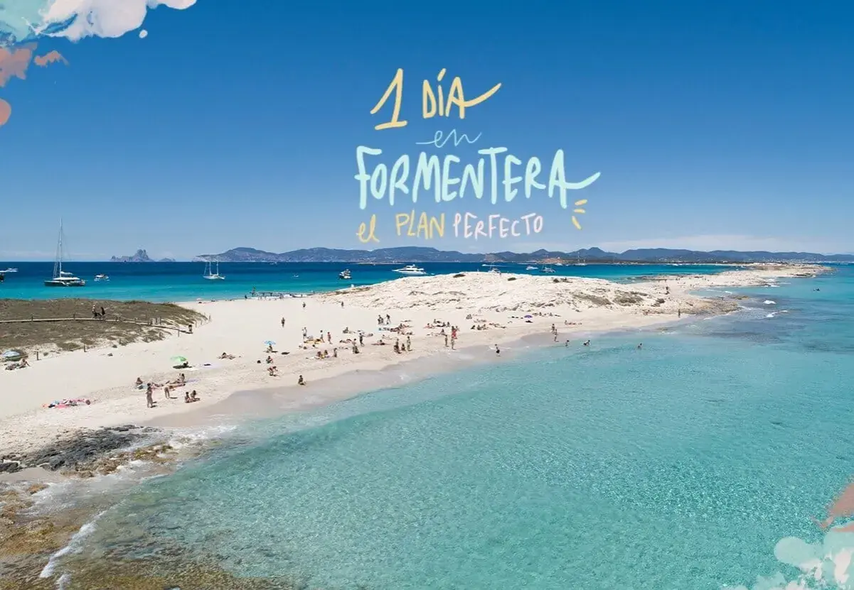 Playa paradisíaca en Formentera. Descubre qué hacer en Formentera y disfruta de un día perfecto en sus aguas cristalinas y arena blanca.