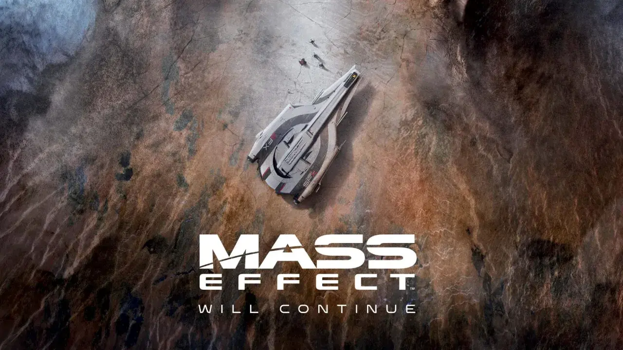Statek Normandii ląduje na obcej planecie, zapowiadając dalsze przygody w świecie Mass Effect 5.