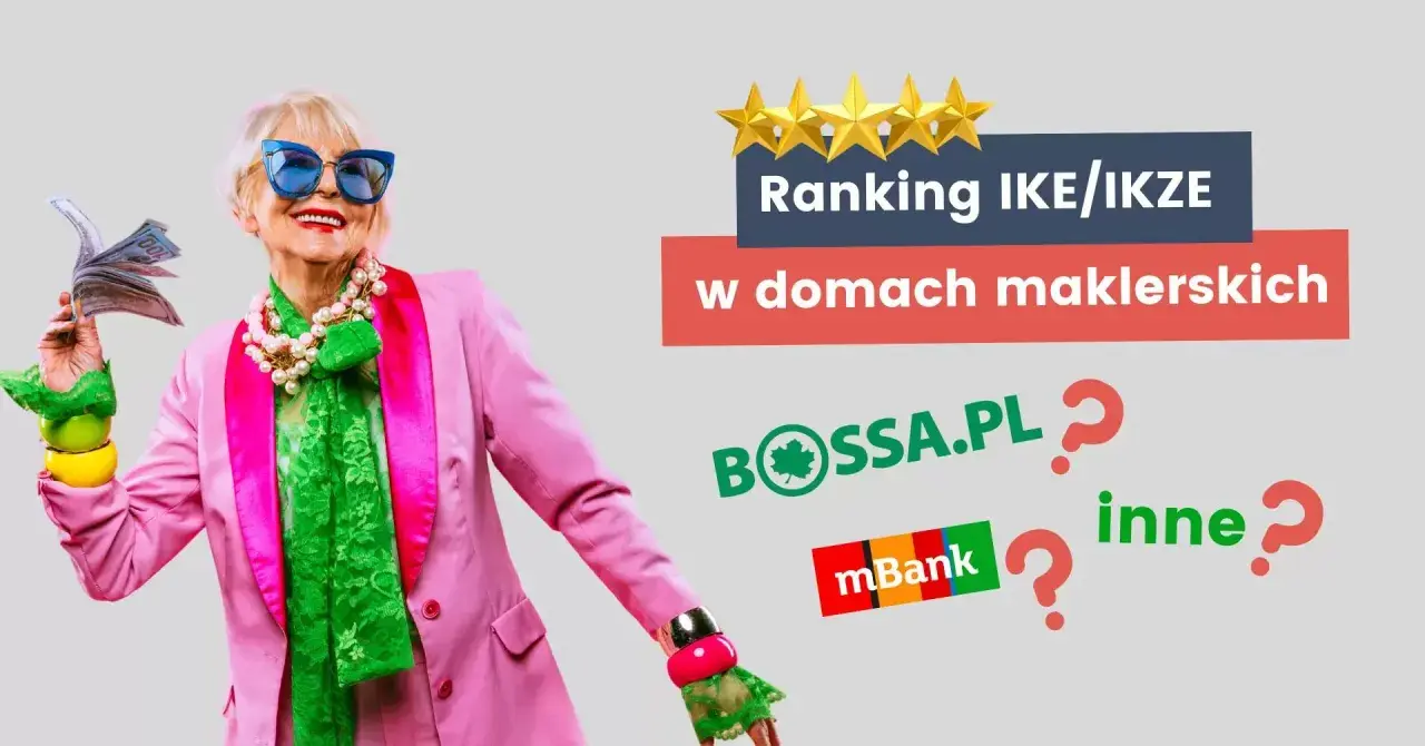 Elegancka starsza pani z pieniędzmi w ręku, ranking IKE/IKZE w domach maklerskich. Boś.pl i mBank to opcje?