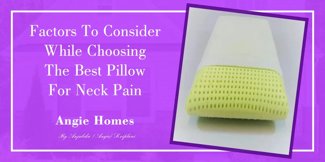 Learn how to choose a pillow for neck pain. This image shows a perforated pillow, a key factor in comfort.