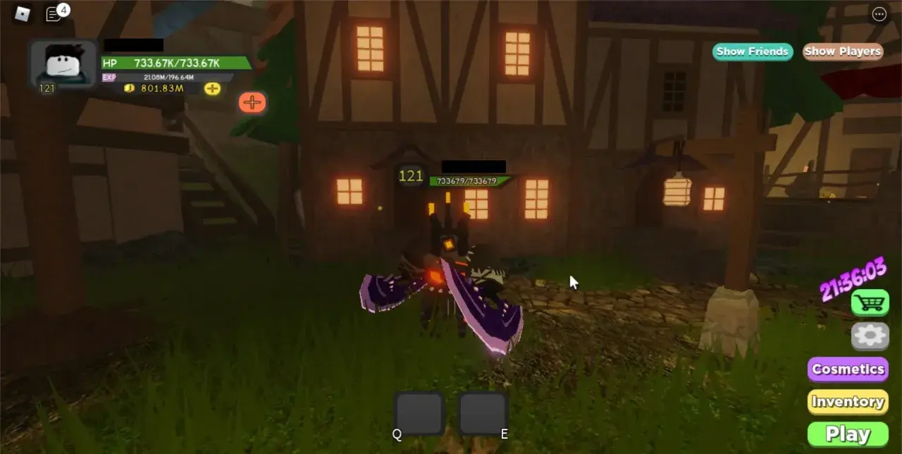 Postać w grze Roblox z imponującymi statystykami, gotowa do przygody. To są fajne gry na roblox!