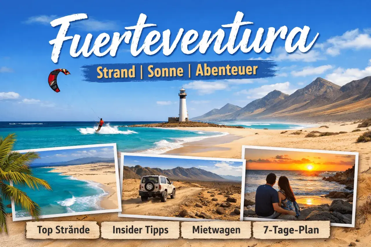 Fuerteventura: Strand, Sonne, Abenteuer! Entdecke die schönsten Strände, erhalte Insider-Tipps für deinen Urlaub und plane deine Reise.