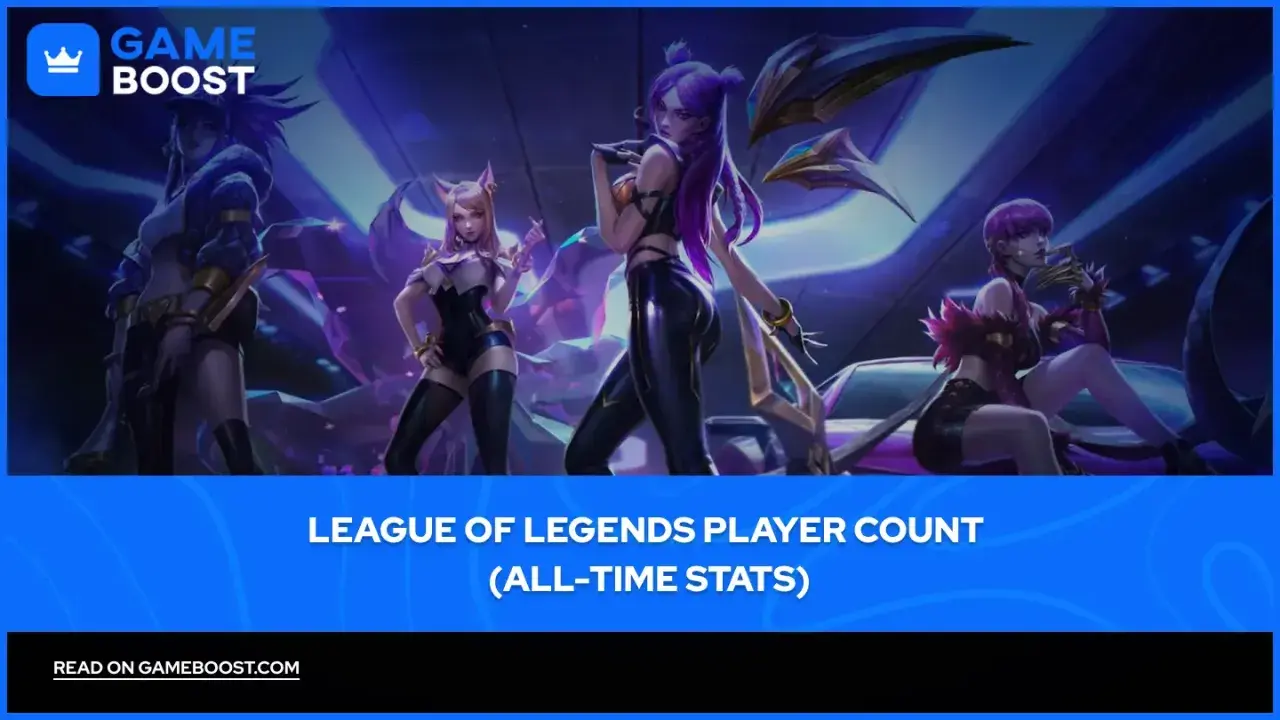 K-DA z League of Legends prezentuje statystyki, ile osób gra w lola.