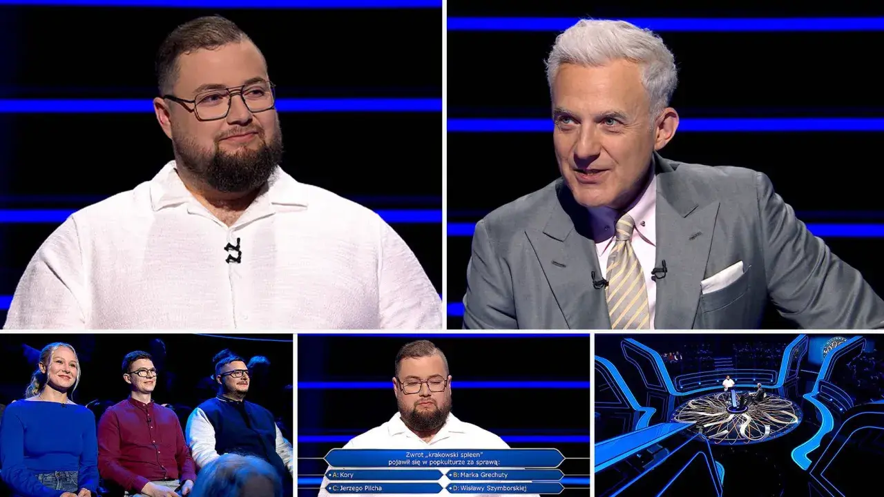 Uczestnik teleturnieju odpowiada na pytanie: zwrot "krakowski spleen" co to znaczy?