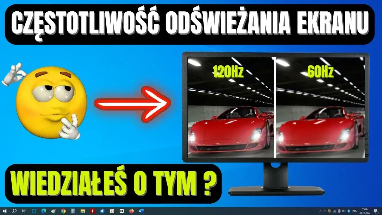 Jak sprawdzić ile Hz ma monitor i poprawić jakość obrazu