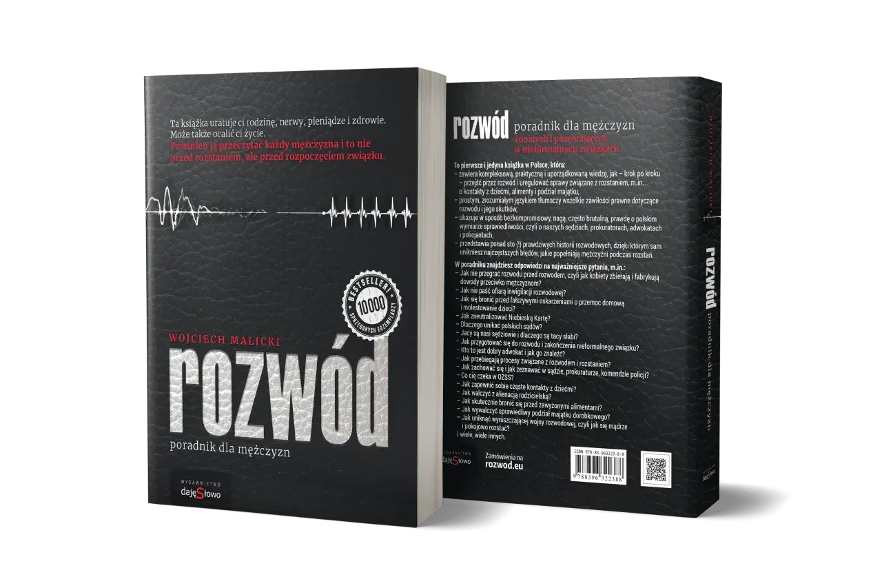 Książka "Rozwód. Poradnik dla mężczyzn" to kompendium wiedzy o tym, jak przejść przez rozwód i co dalej.