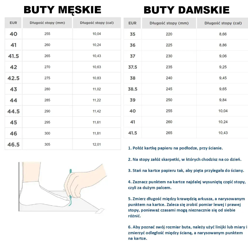 27.5 jaki to rozmiar buta - uniknij błędnego zakupu obuwia
