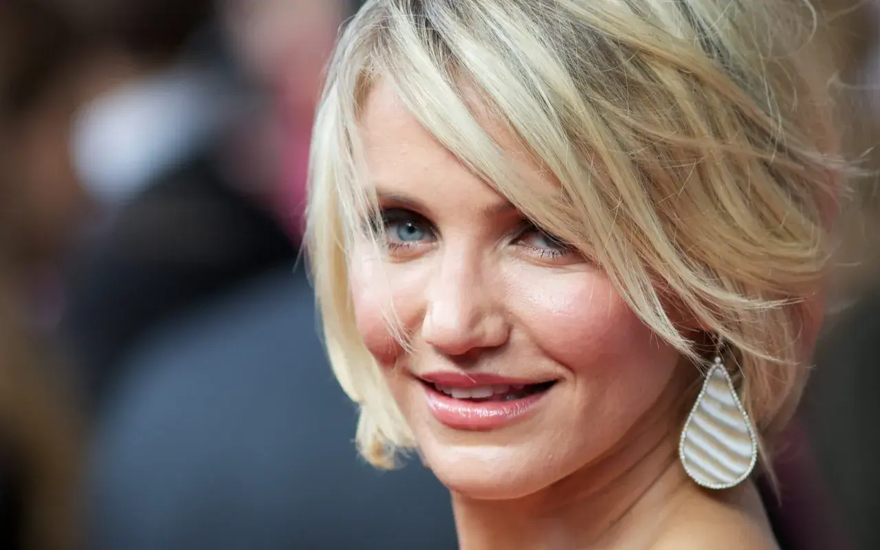 Cameron Diaz con tagli per capelli fini lisci e pochi, un taglio sbarazzino che le dona.