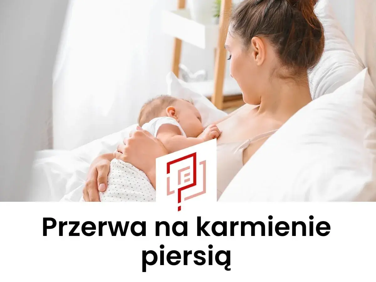 Mama karmi piersią swoje dziecko. To piękny moment bliskości i troski.