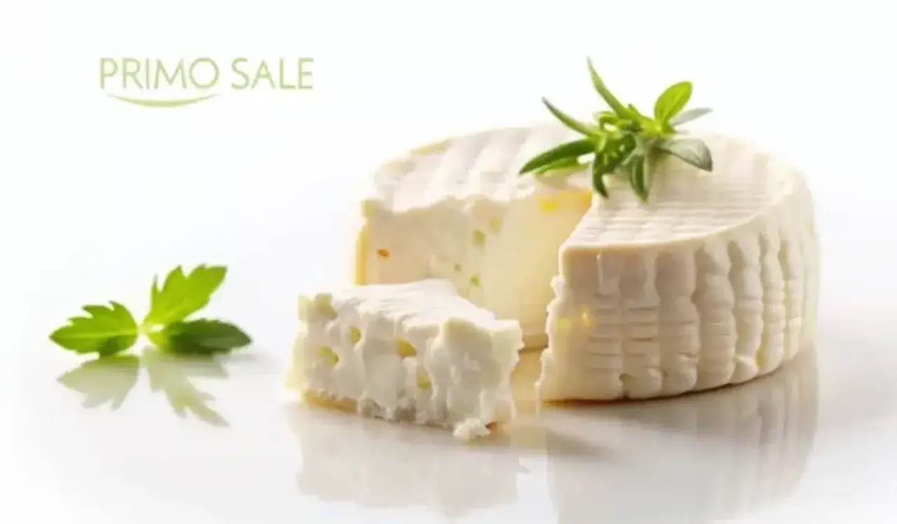 Formaggio Primo Sale, ideale per un'alimentazione sana in gravidanza. Fresco e leggero, con erbe aromatiche.
