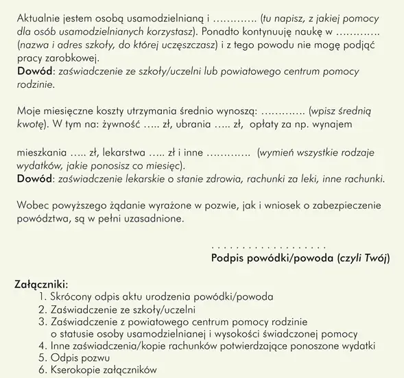 Jak napisać odpowiedź na pozew o alimenty wzór, aby uniknąć problemów?