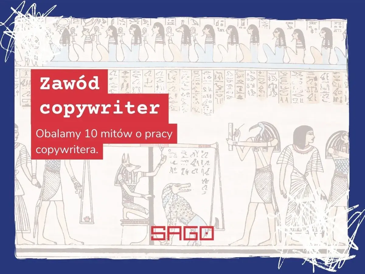 Starożytne malowidło przedstawia zawód copywriter. Obalamy mity o tej pracy.