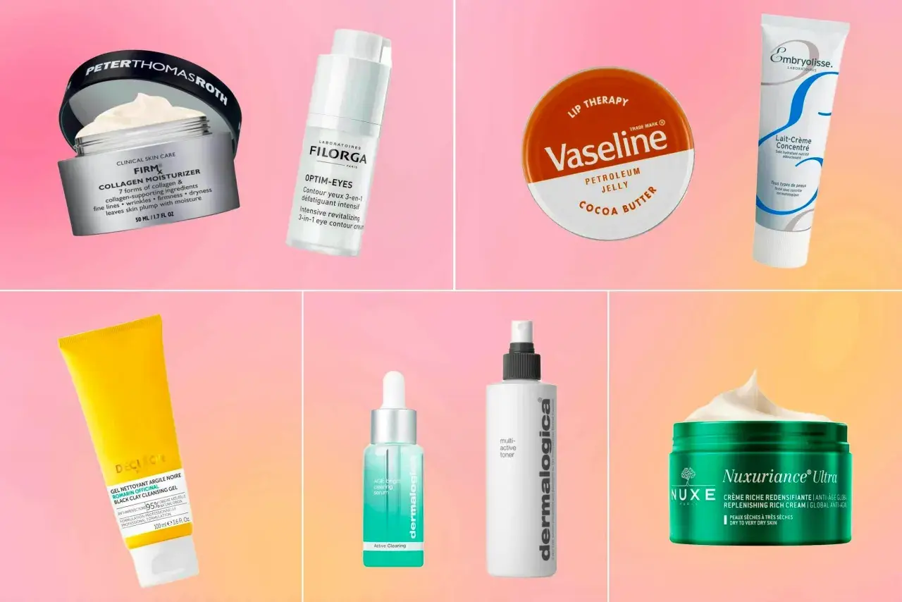 Hudvårdsprodukter som Peter Thomas Roth, Filorga, Vaseline, Embryolisse, Decleor, Dermalogica och Nuxe. Perfekt för att ta reda på vilken hudtyp jag har.