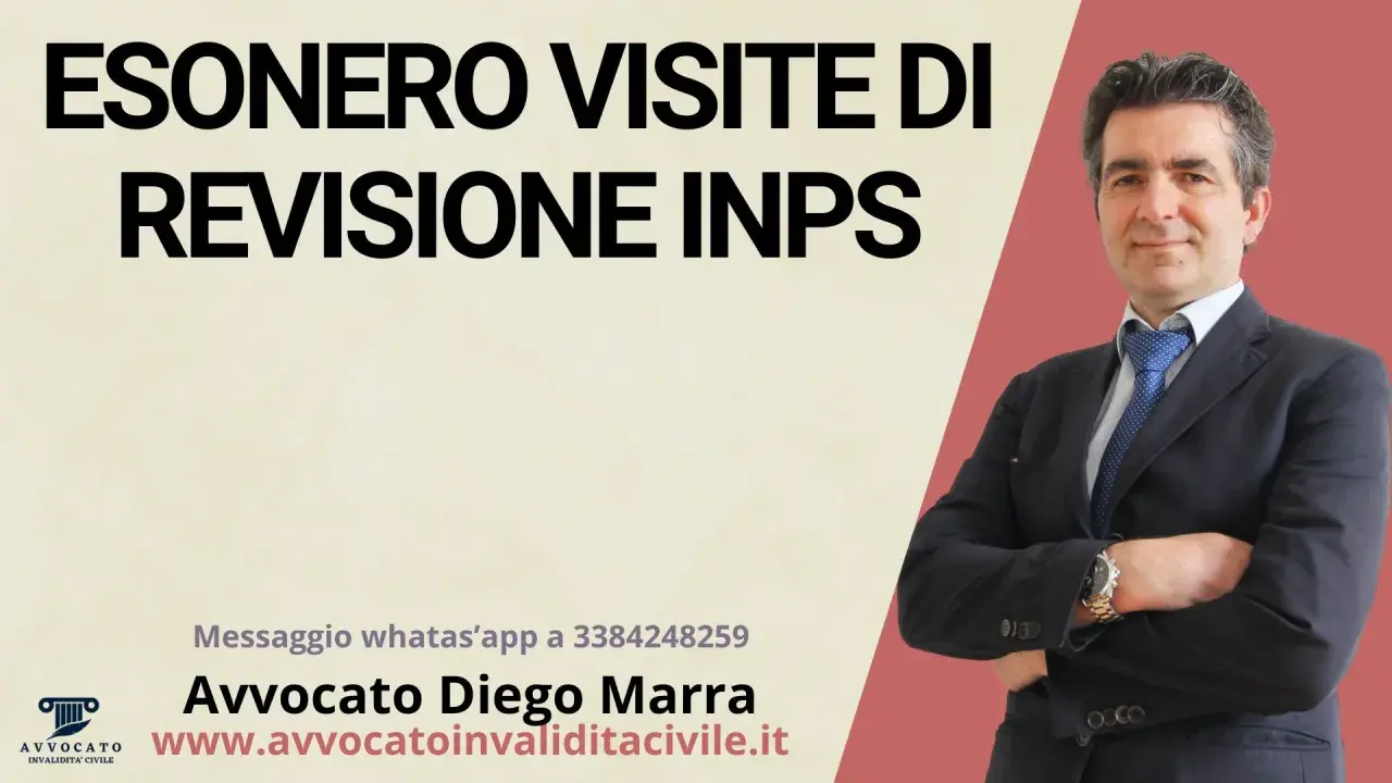 Avvocato Diego Marra, esperto in esonero visite di revisione invalidità INPS. Contattalo per assistenza.