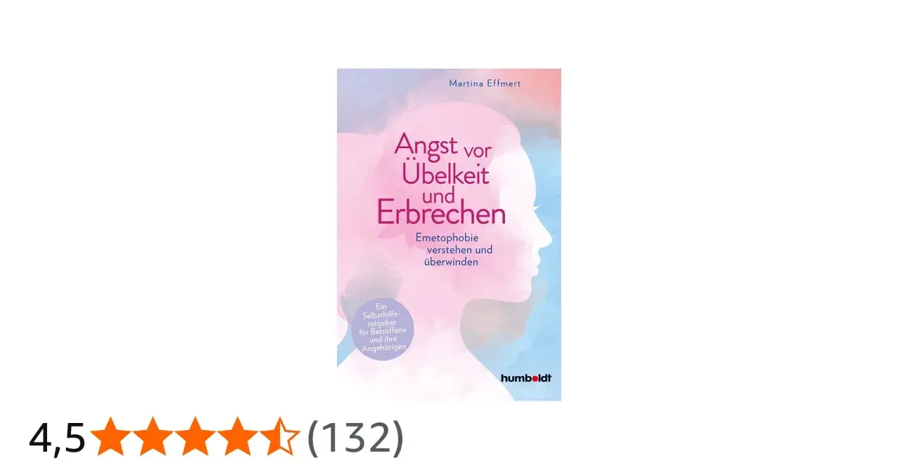 Buchcover: "Angst vor Übelkeit und Erbrechen". Es erklärt, was Emetophobie ist und wie man sie überwindet.